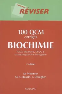 100 QCM corrigés de biochimie