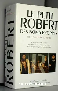 Le Petit Robert Des Noms Propres