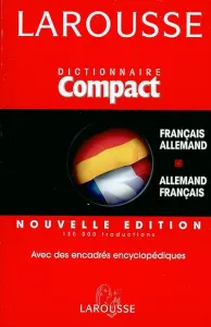 Dictionnaire compact français-allemand, allemand-français