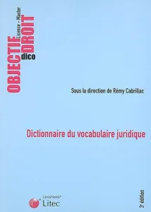 Dictionnaire du vocabulaire juridique