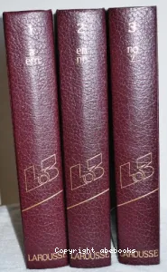 Larousse 3 volumes en couleurs