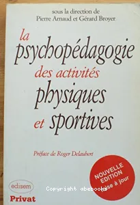 Psychopédagogie des activités physiques et sportives