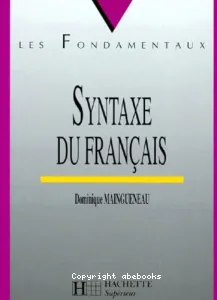 Syntaxe du français