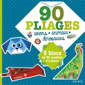 90 pliages avions, animaux, dinosaures
